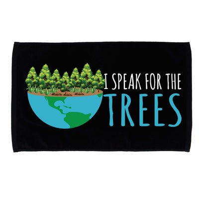 Speak For The Trees Activists Environt Earth Day Meaningful Gift Microfiber Hand Towel