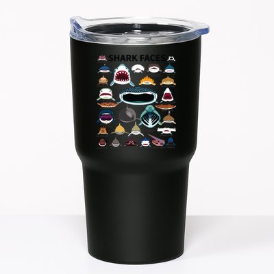 Shark Faces Type Of Shark Shark Faces Of All Kinds Tumbler