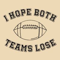 Sarcastic Football Tailgating Party I Hope Both Teams Lose Zip Tote Bag