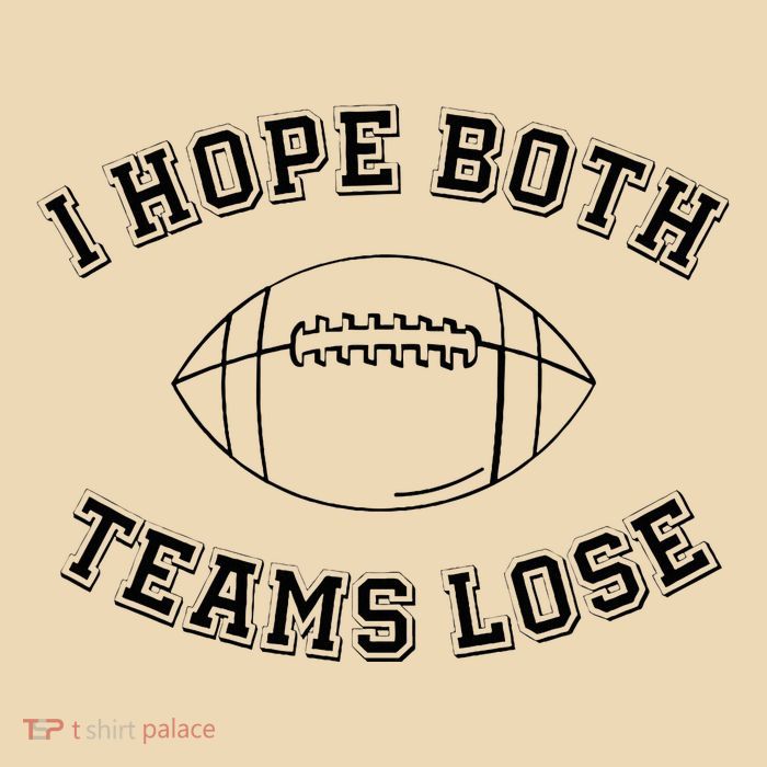 Sarcastic Football Tailgating Party I Hope Both Teams Lose Zip Tote Bag