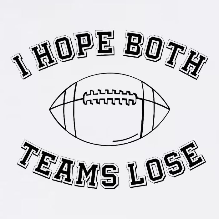 Sarcastic Football Tailgating Party I Hope Both Teams Lose Golf Towel
