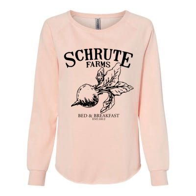 Schrute Farms The Office Schrute Farms Bed And Breakfast Womens California Wash Sweatshirt