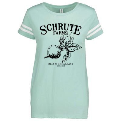 Schrute Farms The Office Schrute Farms Bed And Breakfast Enza Ladies Jersey Football T-Shirt