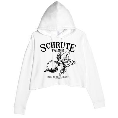 Schrute Farms The Office Schrute Farms Bed And Breakfast Crop Fleece Hoodie