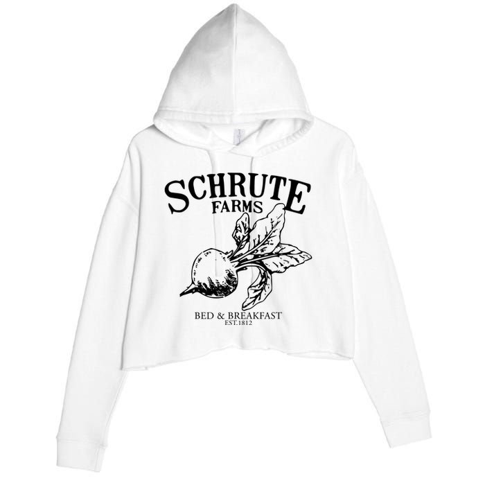 Schrute Farms The Office Schrute Farms Bed And Breakfast Crop Fleece Hoodie