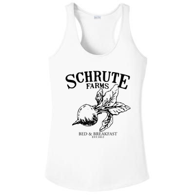 Schrute Farms The Office Schrute Farms Bed And Breakfast Ladies PosiCharge Competitor Racerback Tank