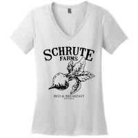 Schrute Farms The Office Schrute Farms Bed And Breakfast Women's V-Neck T-Shirt