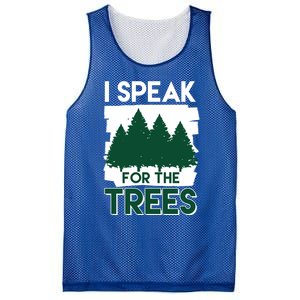 Speak For The Trees Earth Day Environtal Awareness Meaningful Gift Mesh Reversible Basketball Jersey Tank