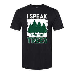 Speak For The Trees Earth Day Environtal Awareness Meaningful Gift Softstyle CVC T-Shirt