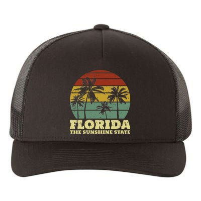 Summer Florida The Sunshine State Surf Style Yupoong Adult 5-Panel Trucker Hat