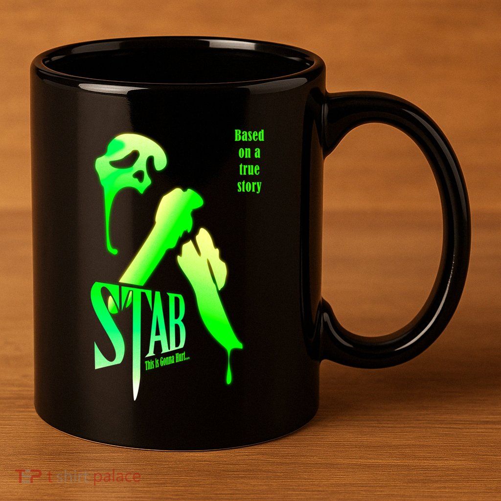 Stab (From The Scream Movie) 11oz C Handle Ceramic Mug