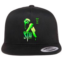 Stab (From The Scream Movie) Flat Bill Trucker Hat