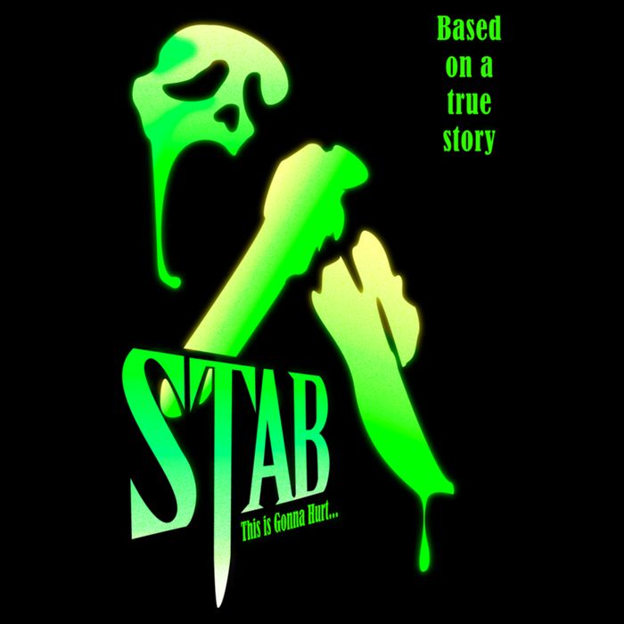 Stab (From The Scream Movie) Flat Bill Trucker Hat