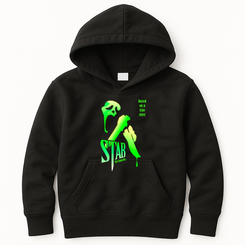 Stab (From The Scream Movie) Kids Hoodie