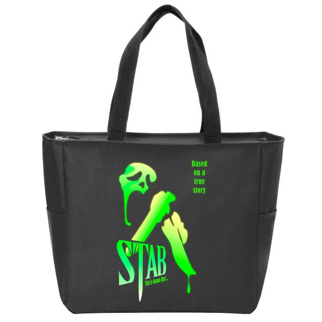 Stab (From The Scream Movie) Zip Tote Bag