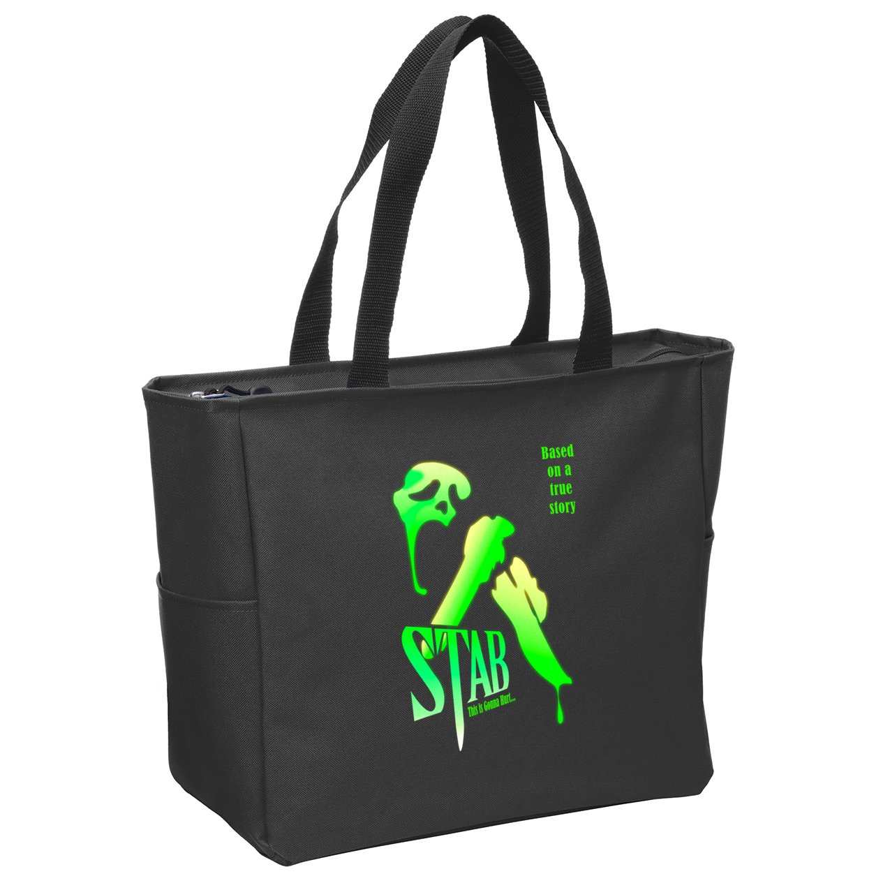 Stab (From The Scream Movie) Zip Tote Bag
