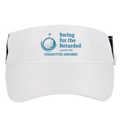 Swing For The Retarded Golf Ball Golf Adult Drive Performance Visor