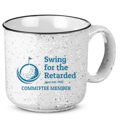 Swing For The Retarded Golf Ball Golf 15oz Campfire Ceramic Mug
