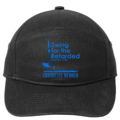 Swing For The Retarded 7-Panel Snapback Hat