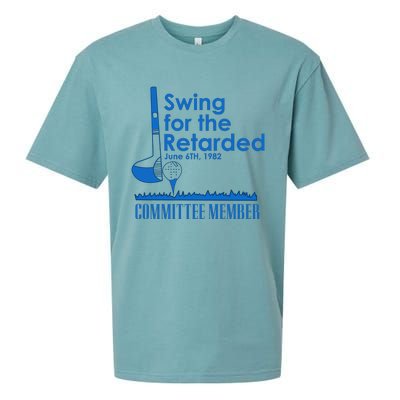 Swing For The Retarded Sueded Cloud Jersey T-Shirt