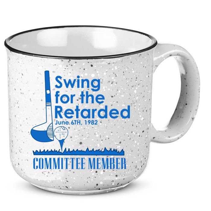 Swing For The Retarded 15oz Campfire Ceramic Mug