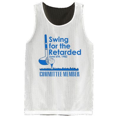 Swing For The Retarded Mesh Reversible Basketball Jersey Tank