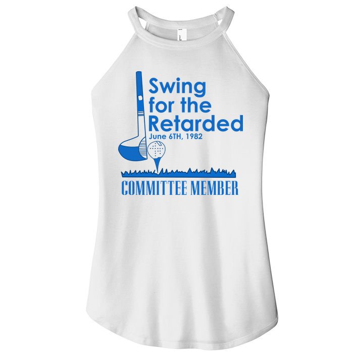 Swing For The Retarded Women's Perfect Tri Rocker Tank