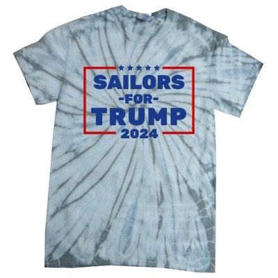 Sailors For Trump 2024 Tie-Dye T-Shirt