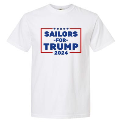 Sailors For Trump 2024 Garment-Dyed Heavyweight T-Shirt