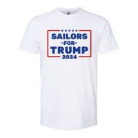 Sailors For Trump 2024 Softstyle CVC T-Shirt