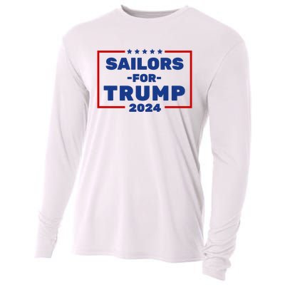 Sailors For Trump 2024 Cooling Performance Long Sleeve Crew