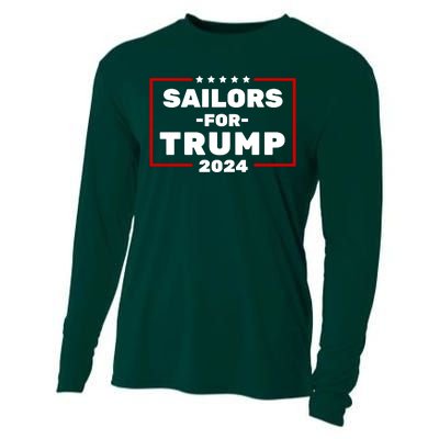 Sailors For Trump 2024 Cooling Performance Long Sleeve Crew