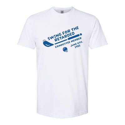 Swing For The Retarded June 6th 1982 Committee Member Softstyle® CVC T-Shirt