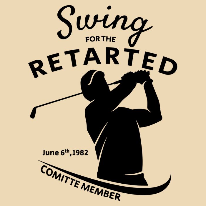 Swing For The Retarded June 6th 1982 Committee Member Bag