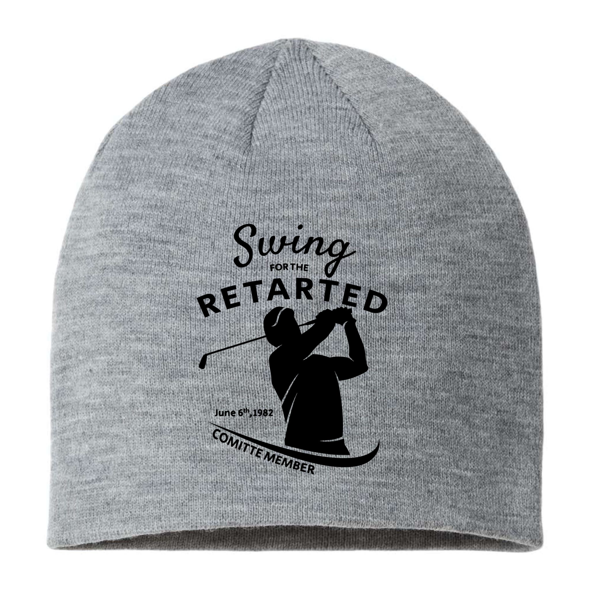 Swing For The Retarded June 6th 1982 Committee Member Sustainable Beanie