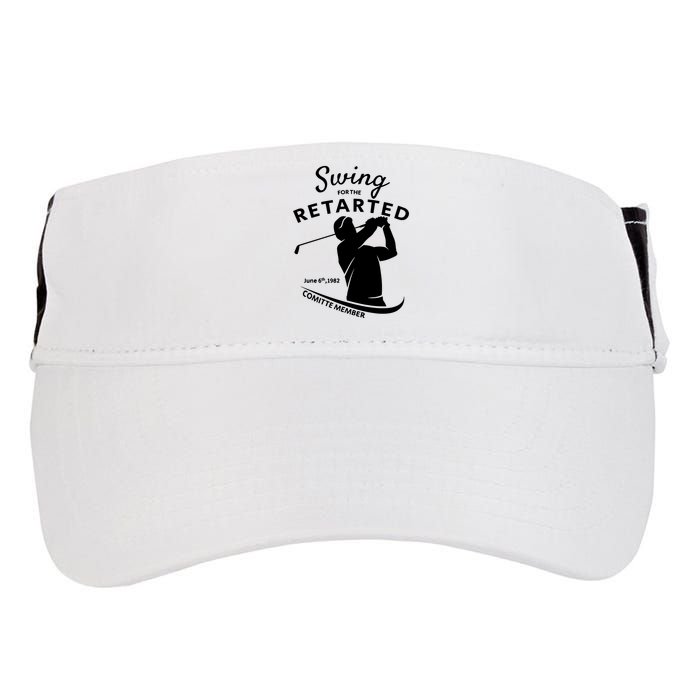 Swing For The Retarded June 6th 1982 Committee Member Adult Drive Performance Visor