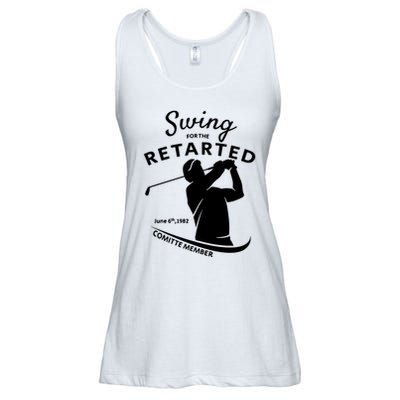 Swing For The Retarded June 6th 1982 Committee Member Ladies Essential Flowy Tank