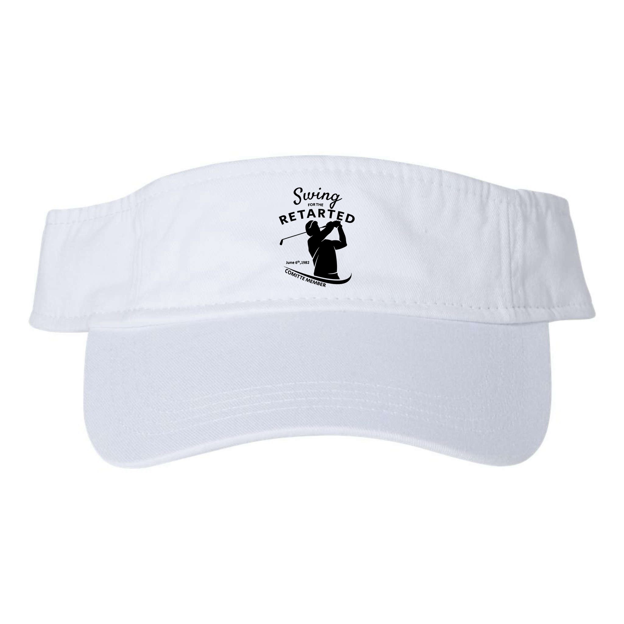 Swing For The Retarded June 6th 1982 Committee Member Visor