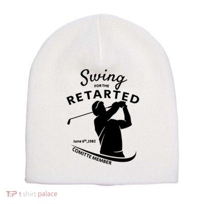 Swing For The Retarded June 6th 1982 Committee Member Short Acrylic Beanie