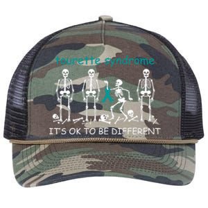 Support For Tourette Syndrome Retro Rope Trucker Hat Cap