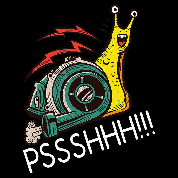 Snail Funny Turbo Boost Racing Pshh Button