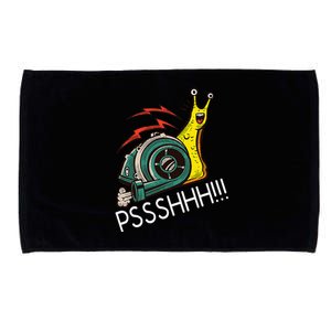 Snail Funny Turbo Boost Racing Pshh Microfiber Hand Towel