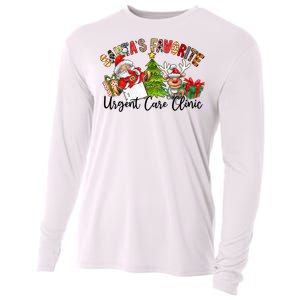 SantaS Favorite Urgent Care Clinic Christmas Cooling Performance Long Sleeve Crew