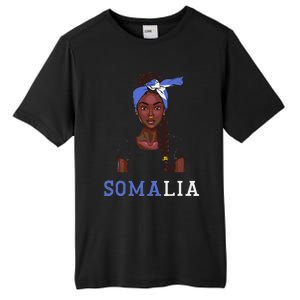 Somalian Flag Uniform Souvenirs Products Woman Somalia Tall Fusion ChromaSoft Performance T-Shirt