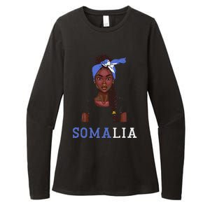 Somalian Flag Uniform Souvenirs Products Woman Somalia Womens CVC Long Sleeve Shirt