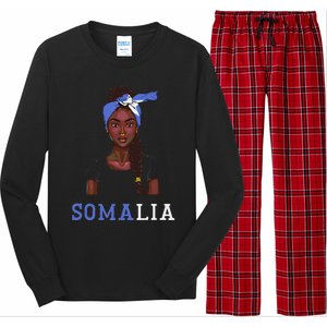 Somalian Flag Uniform Souvenirs Products Woman Somalia Long Sleeve Pajama Set