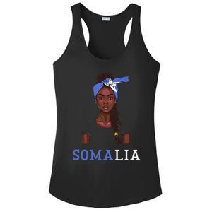 Somalian Flag Uniform Souvenirs Products Woman Somalia Ladies PosiCharge Competitor Racerback Tank