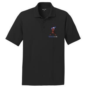 Somalian Flag Uniform Souvenirs Products Woman Somalia PosiCharge RacerMesh Polo