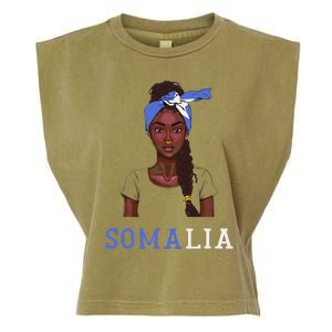 Somalian Flag Uniform Souvenirs Products Woman Somalia Garment-Dyed Women's Muscle Tee