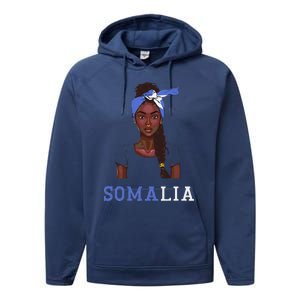 Somalian Flag Uniform Souvenirs Products Woman Somalia Performance Fleece Hoodie